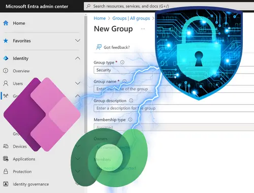 Checking group security in Power Apps