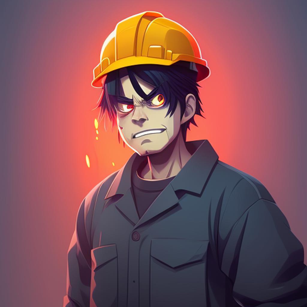 Sweating worker